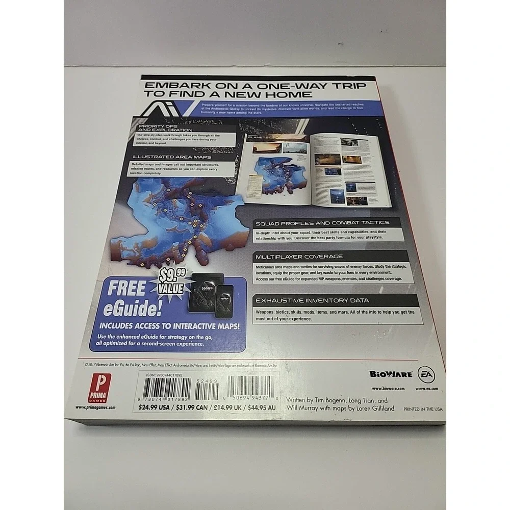 Mass Effect: Andromeda: Prima‎ Official Guide  By Bogenn, Tim